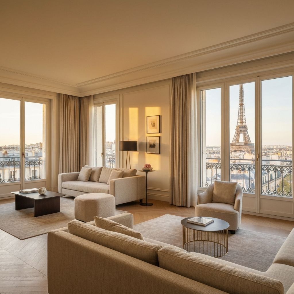Appartement Parisien vue Tour Eiffel