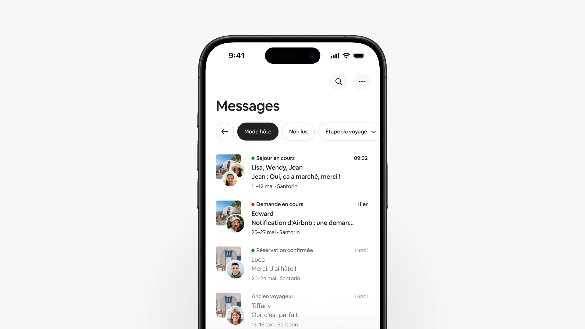 Communication en continue